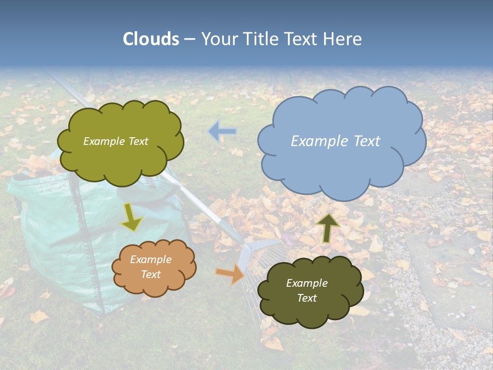 Fall Bag Orange PowerPoint Template