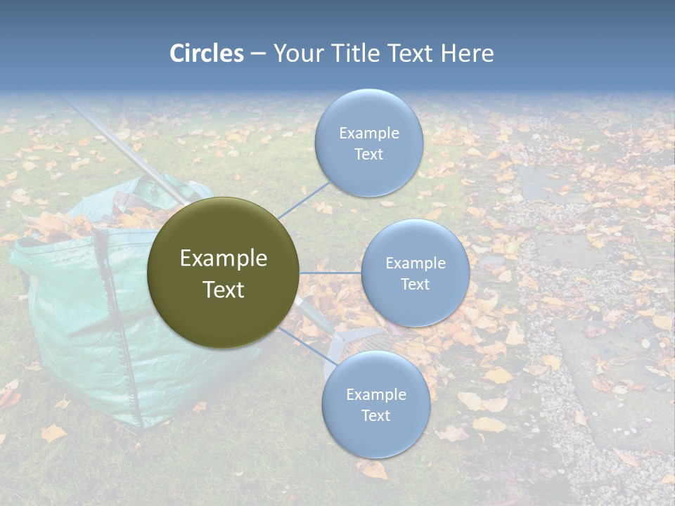 Fall Bag Orange PowerPoint Template