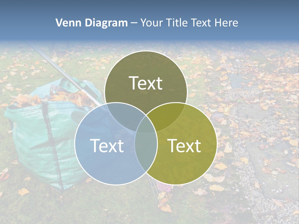 Fall Bag Orange PowerPoint Template