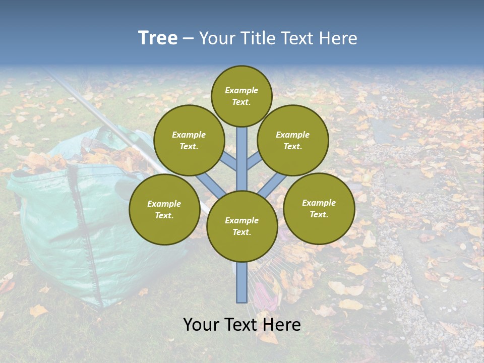 Fall Bag Orange PowerPoint Template