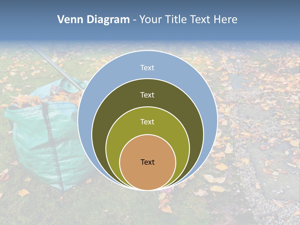 Fall Bag Orange PowerPoint Template