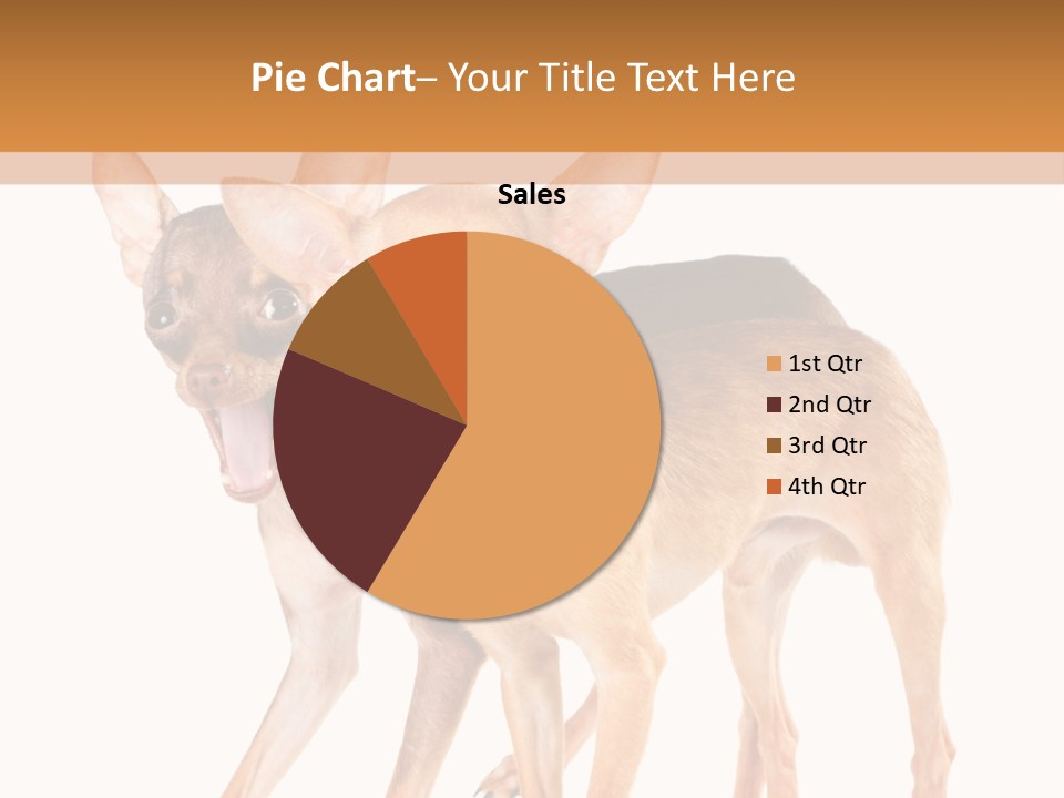 Two Small Dogs Standing Next To Each Other PowerPoint Template