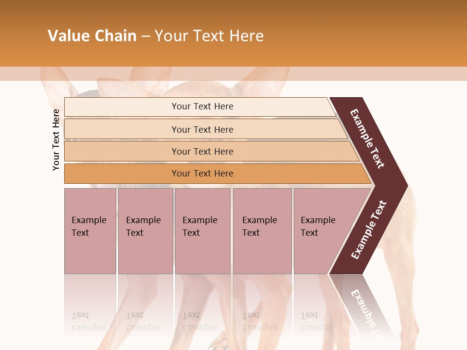 Two Small Dogs Standing Next To Each Other PowerPoint Template