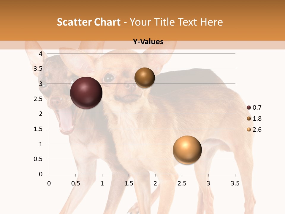 Two Small Dogs Standing Next To Each Other PowerPoint Template