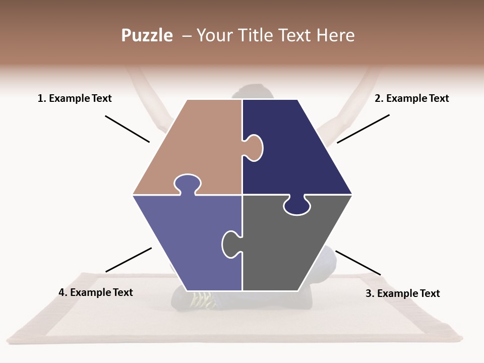 Showcase Portrait Center PowerPoint Template