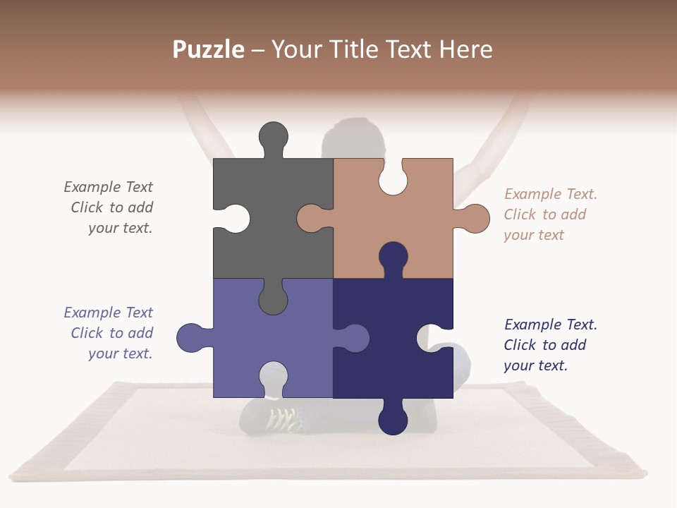 Showcase Portrait Center PowerPoint Template