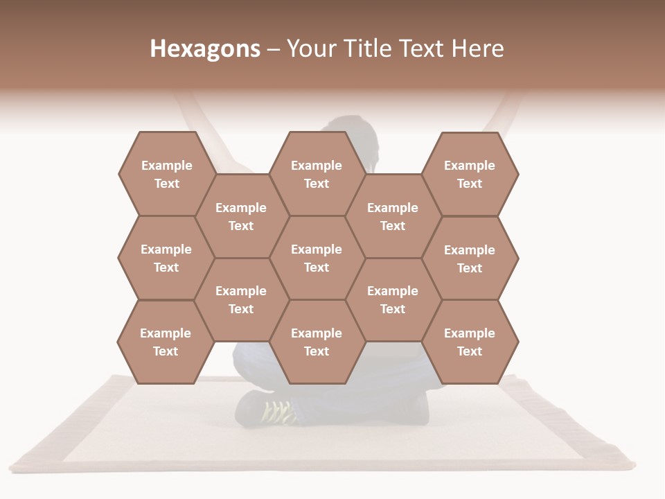 Showcase Portrait Center PowerPoint Template