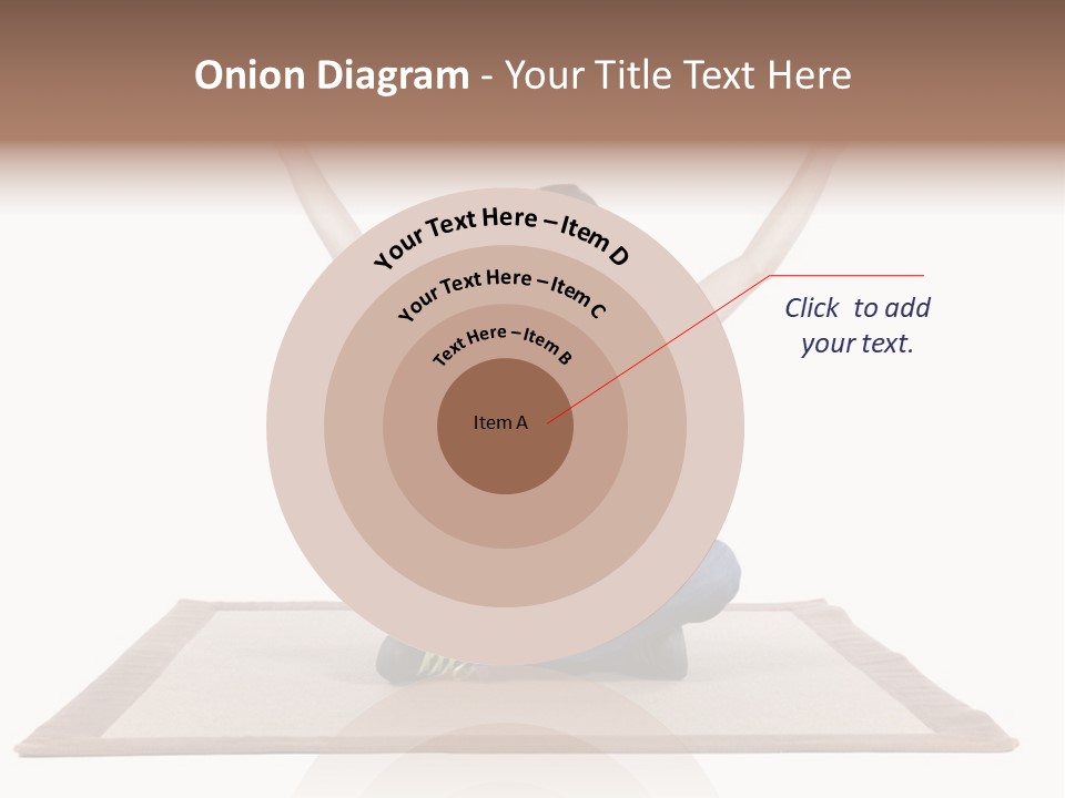 Showcase Portrait Center PowerPoint Template