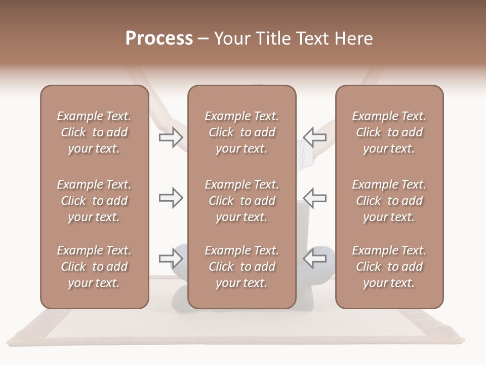 Showcase Portrait Center PowerPoint Template