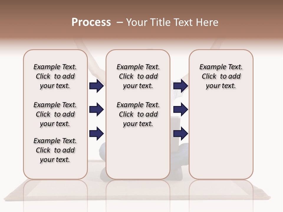 Showcase Portrait Center PowerPoint Template