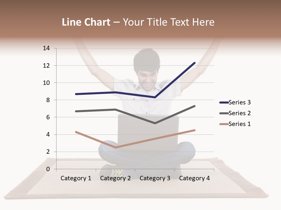 Showcase Portrait Center PowerPoint Template
