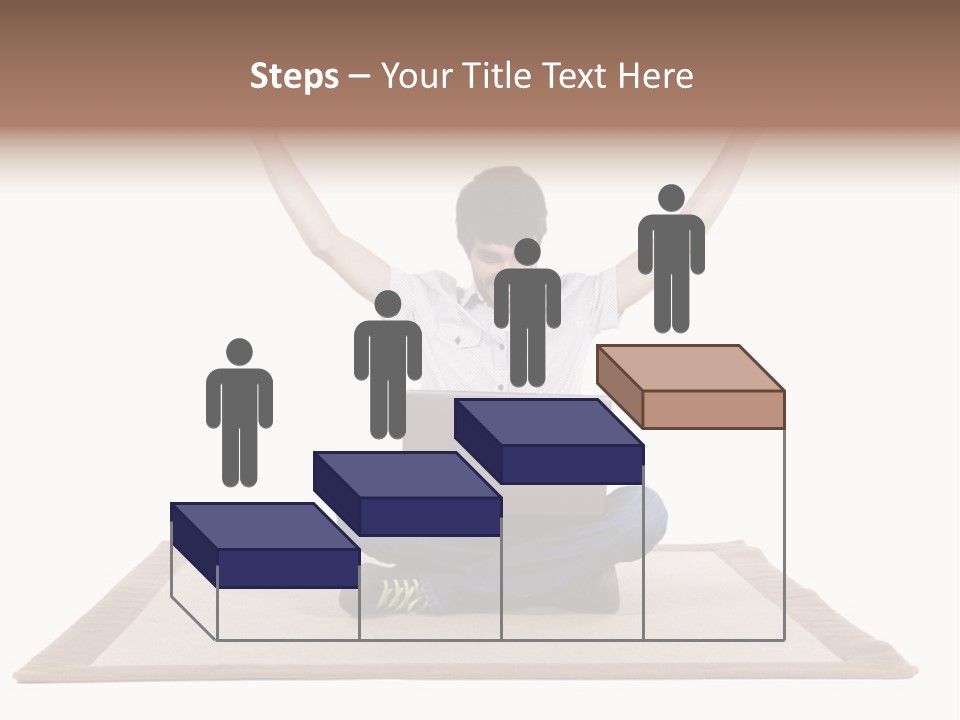 Showcase Portrait Center PowerPoint Template