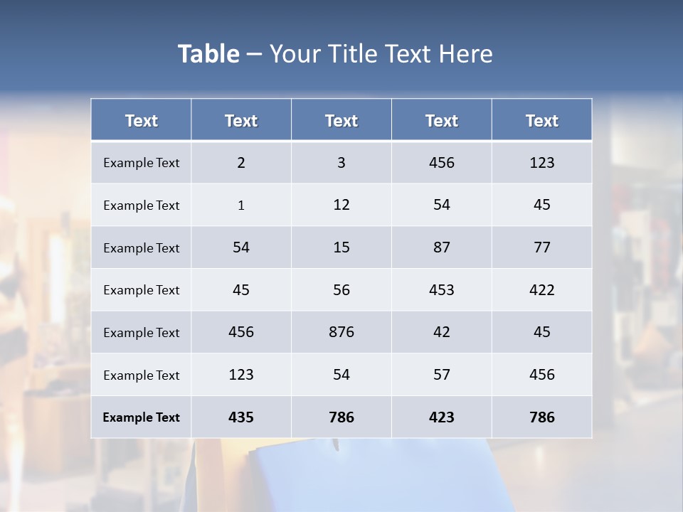 A Woman Holding Shopping Bags In Front Of A Store PowerPoint Template