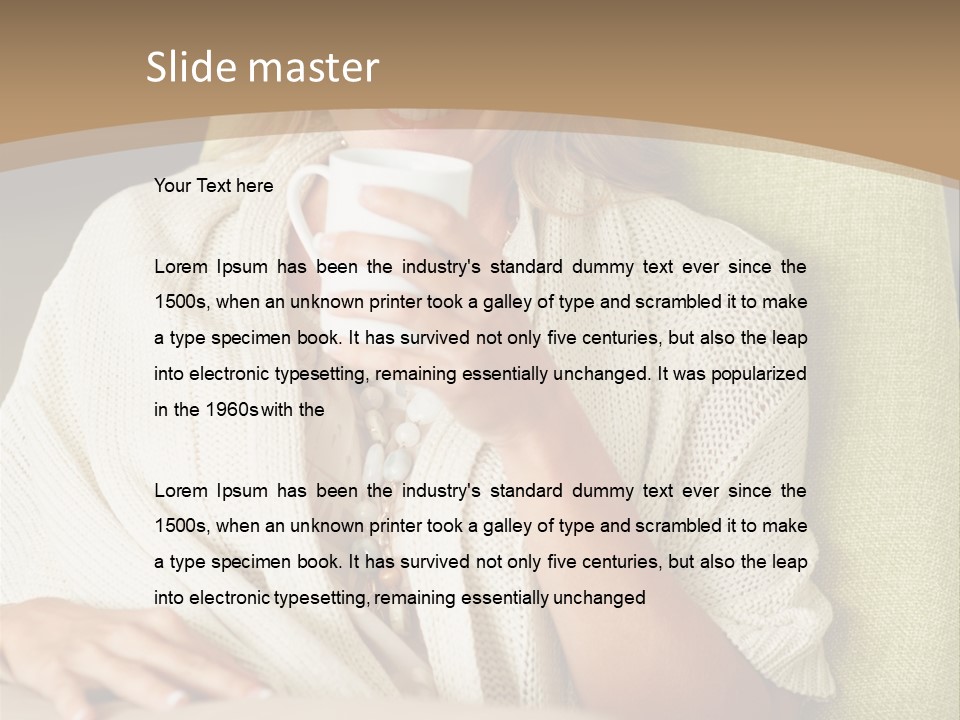 Ecology Business Paper PowerPoint Template