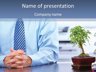 Ecology Business Paper PowerPoint Template