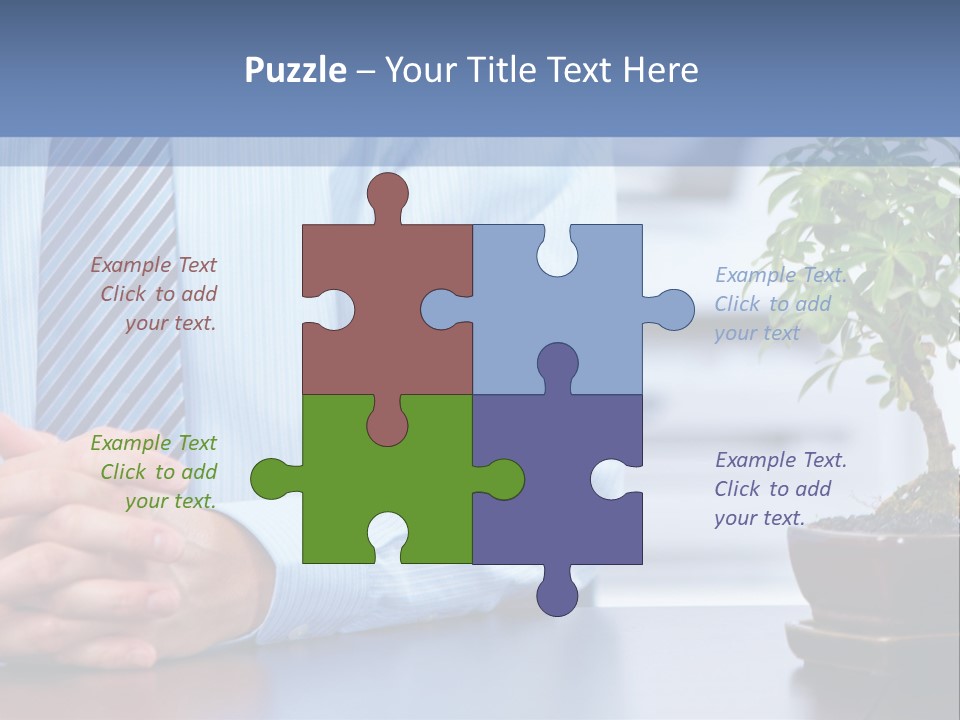 Ecology Business Paper PowerPoint Template