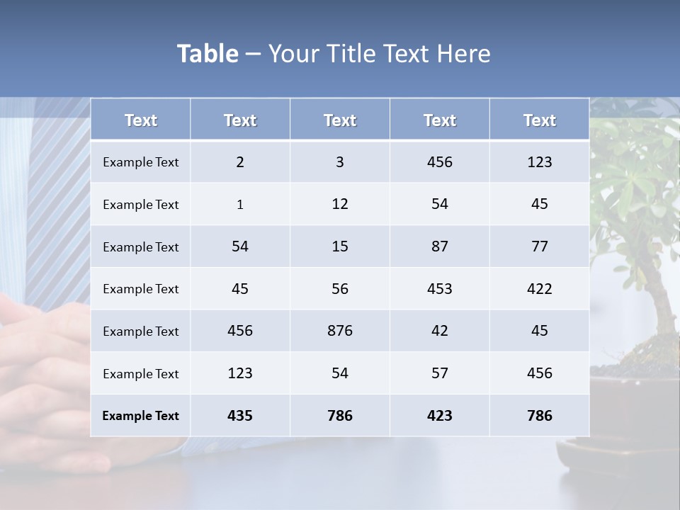 Ecology Business Paper PowerPoint Template