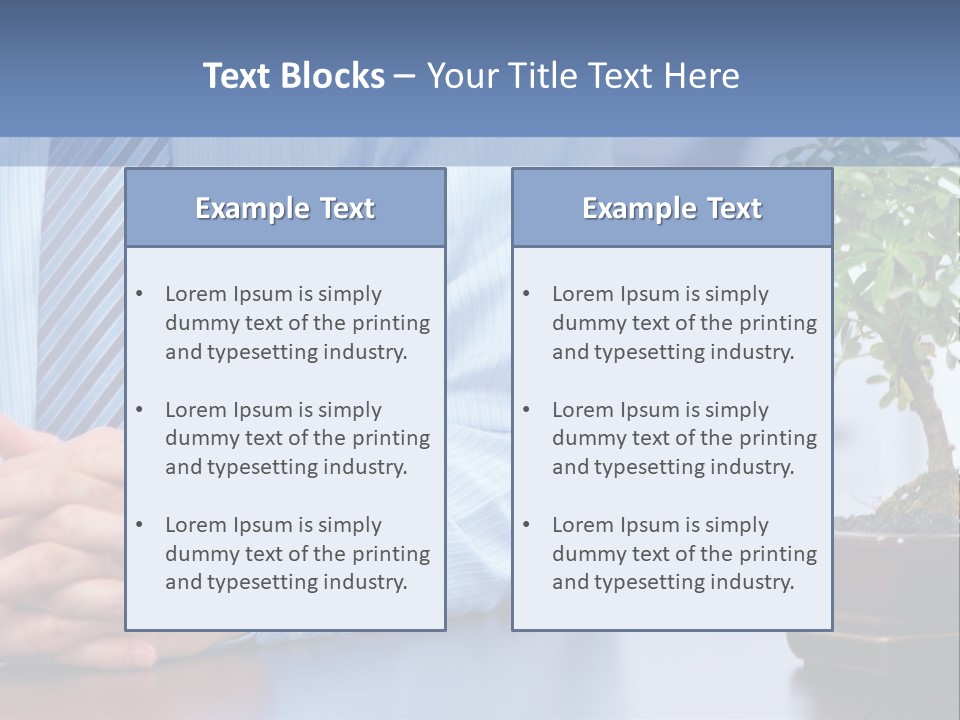 Ecology Business Paper PowerPoint Template
