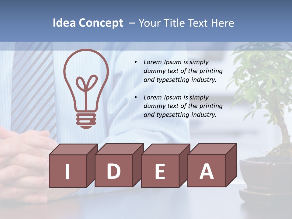 Ecology Business Paper PowerPoint Template