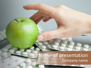 Vitamin Alternative Care PowerPoint Template