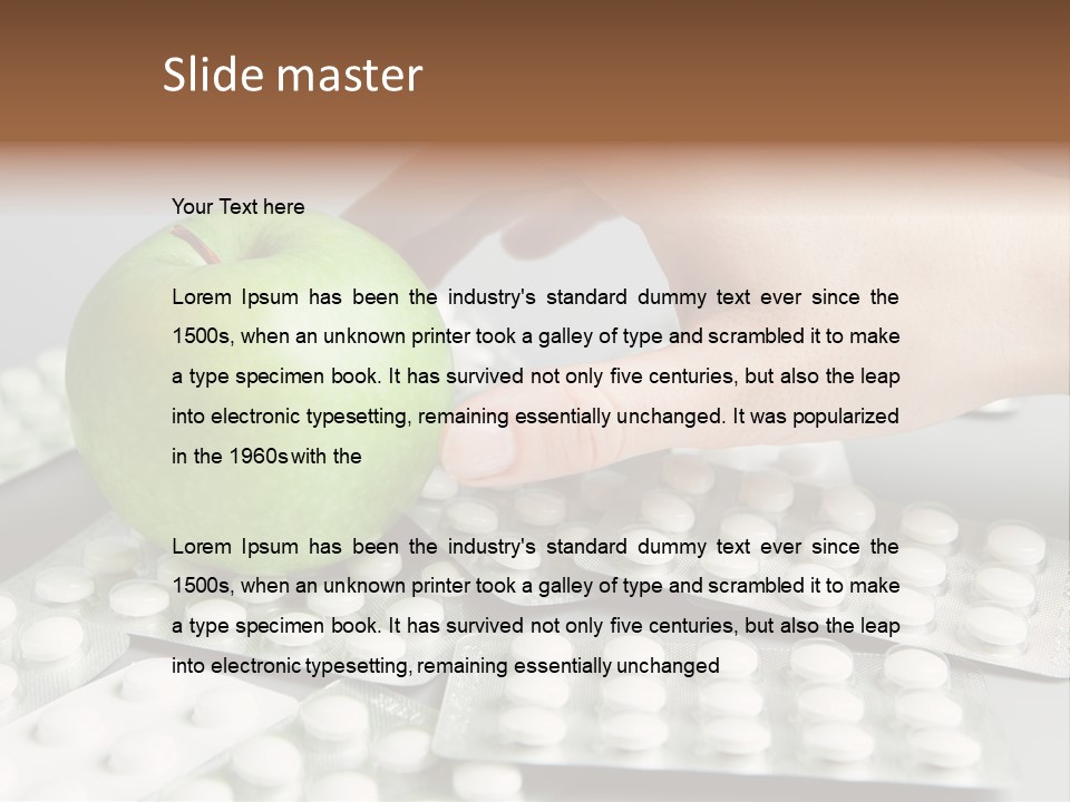 Vitamin Alternative Care PowerPoint Template