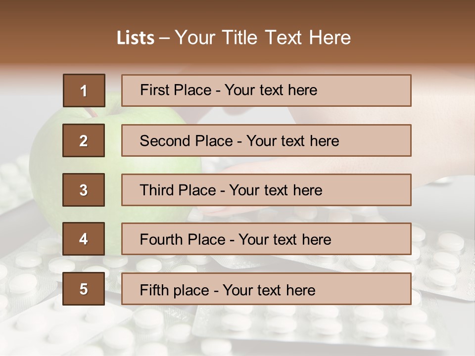 Vitamin Alternative Care PowerPoint Template