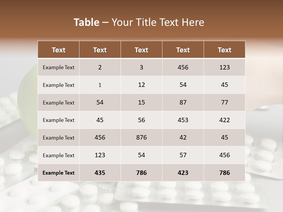 Vitamin Alternative Care PowerPoint Template