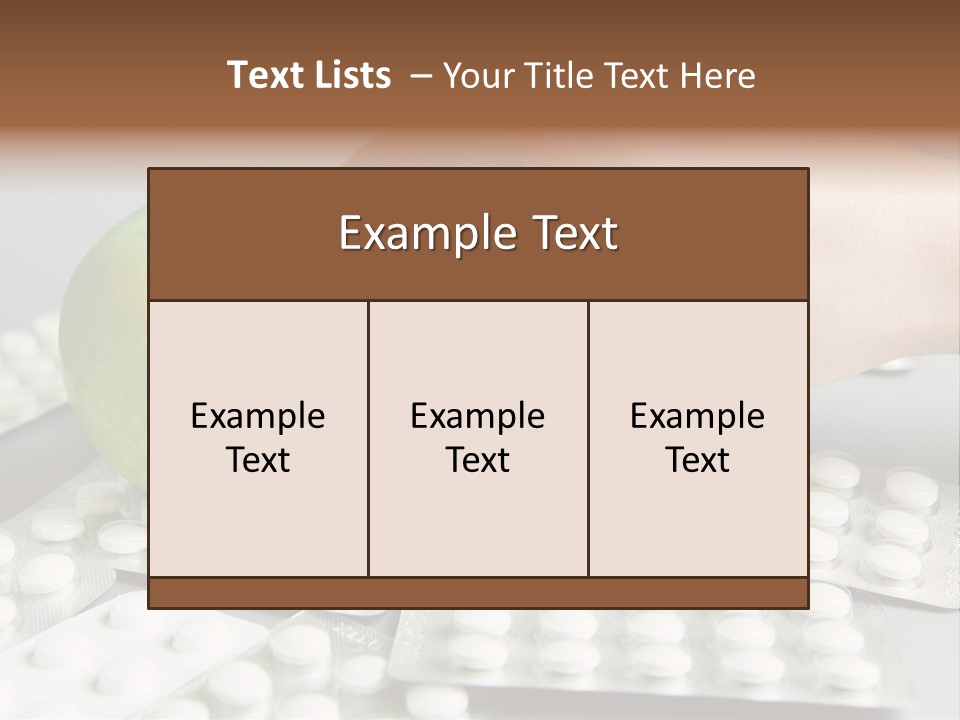 Vitamin Alternative Care PowerPoint Template