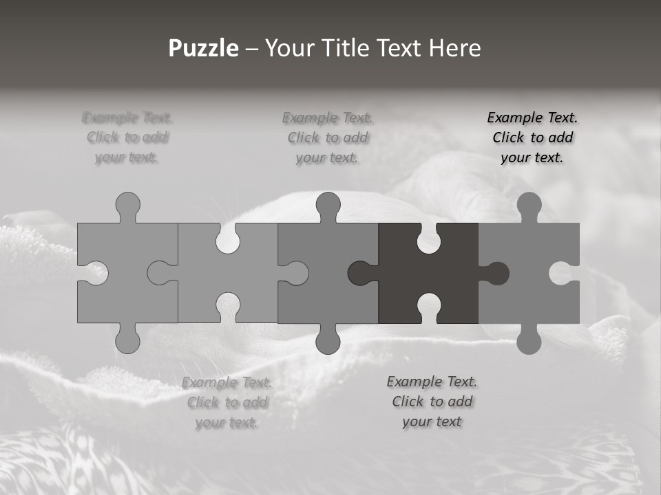 Cute Puppy Home PowerPoint Template