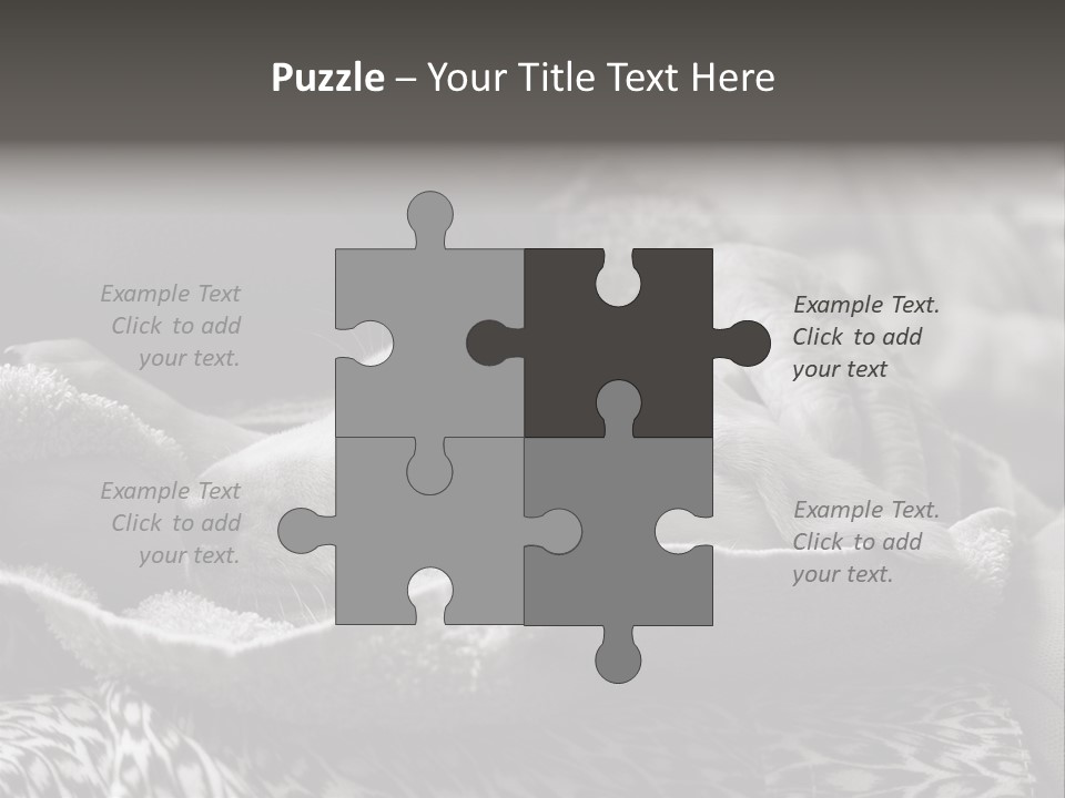 Cute Puppy Home PowerPoint Template