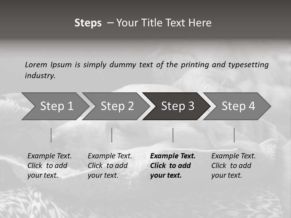 Cute Puppy Home PowerPoint Template