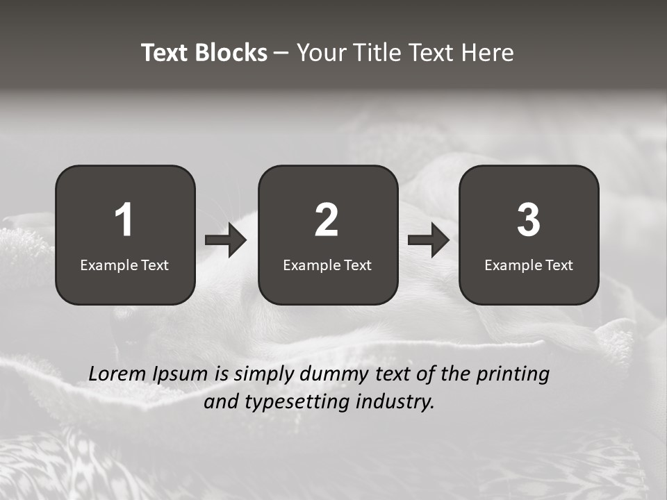 Cute Puppy Home PowerPoint Template