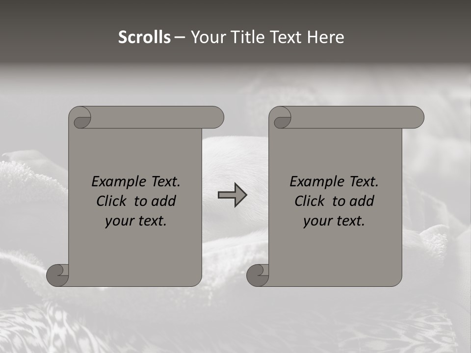 Cute Puppy Home PowerPoint Template