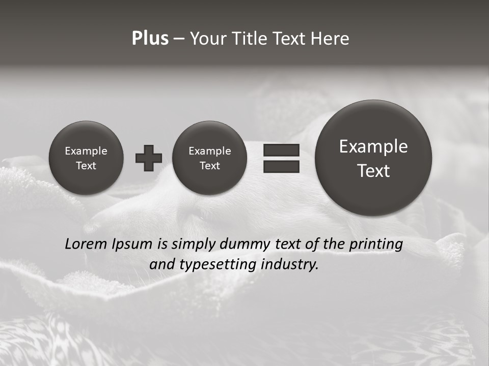 Cute Puppy Home PowerPoint Template