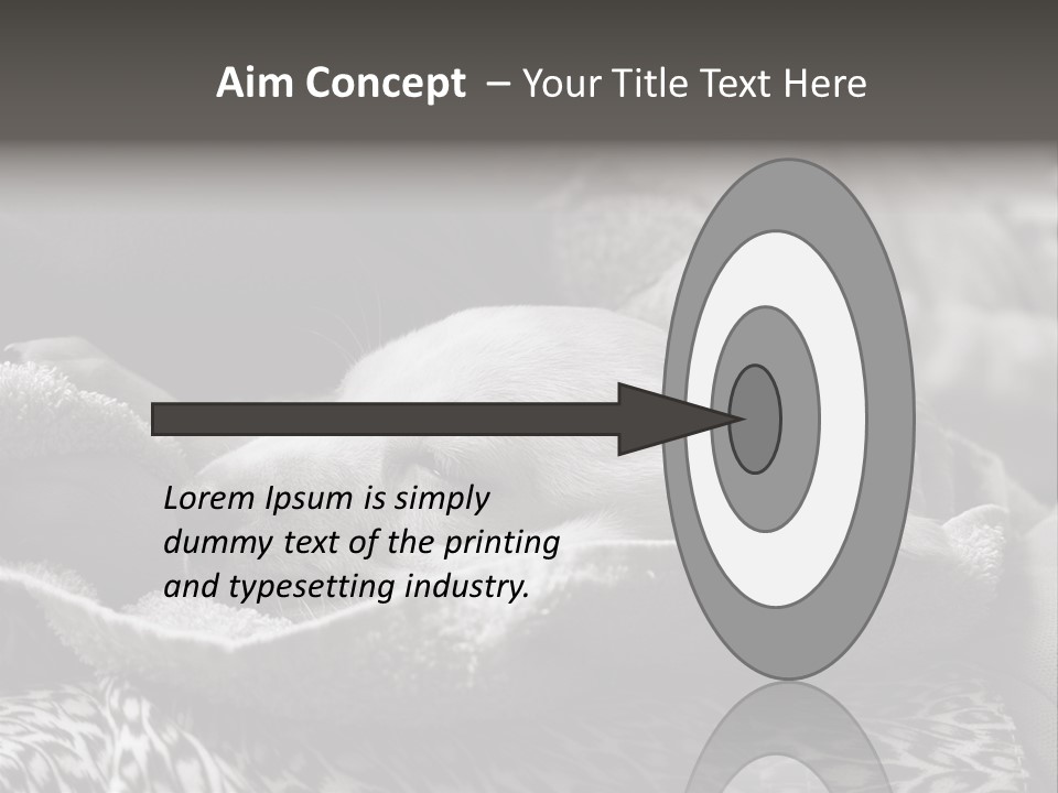 Cute Puppy Home PowerPoint Template