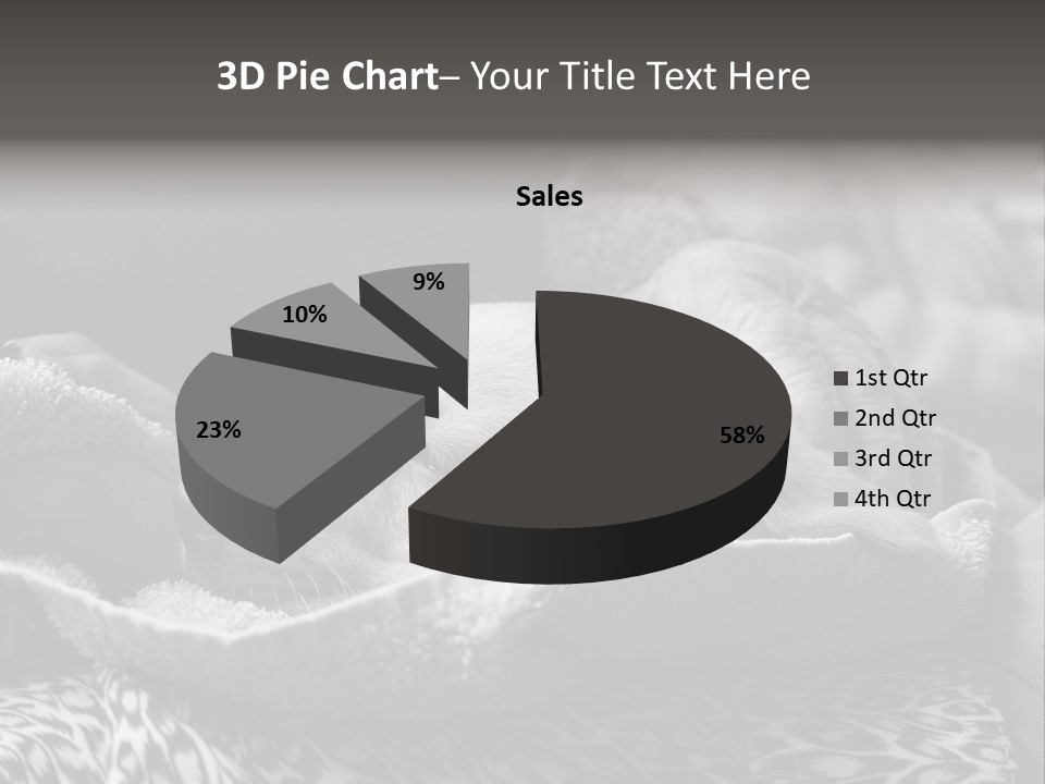 Cute Puppy Home PowerPoint Template