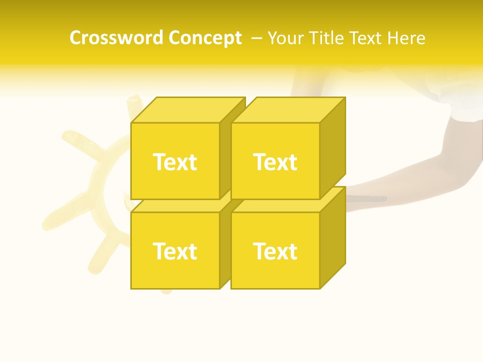 Sunbeam Yellow Imagination PowerPoint Template