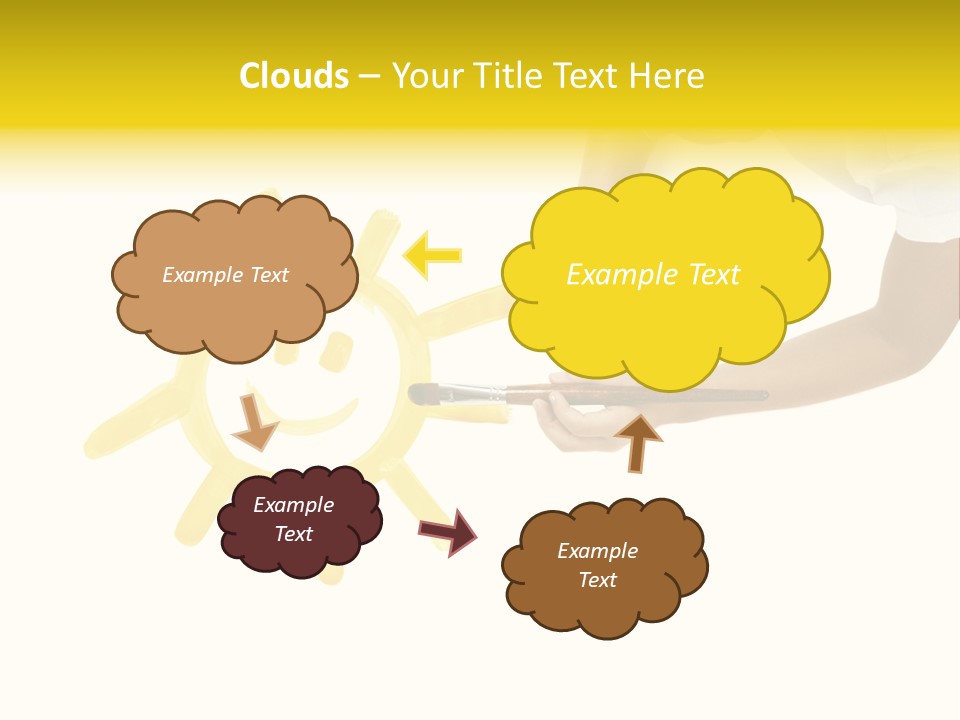 Sunbeam Yellow Imagination PowerPoint Template