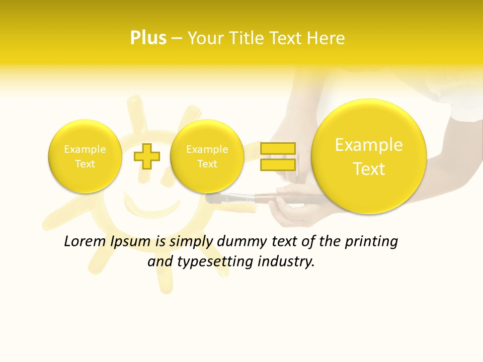 Sunbeam Yellow Imagination PowerPoint Template