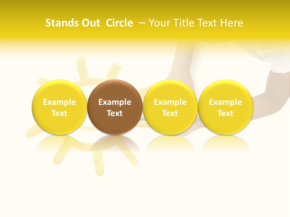 Sunbeam Yellow Imagination PowerPoint Template