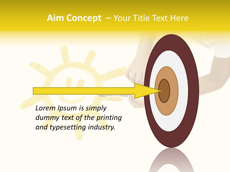 Sunbeam Yellow Imagination PowerPoint Template