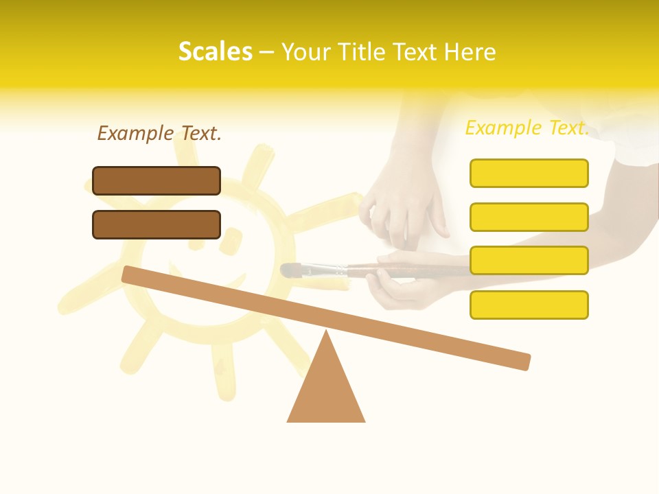 Sunbeam Yellow Imagination PowerPoint Template