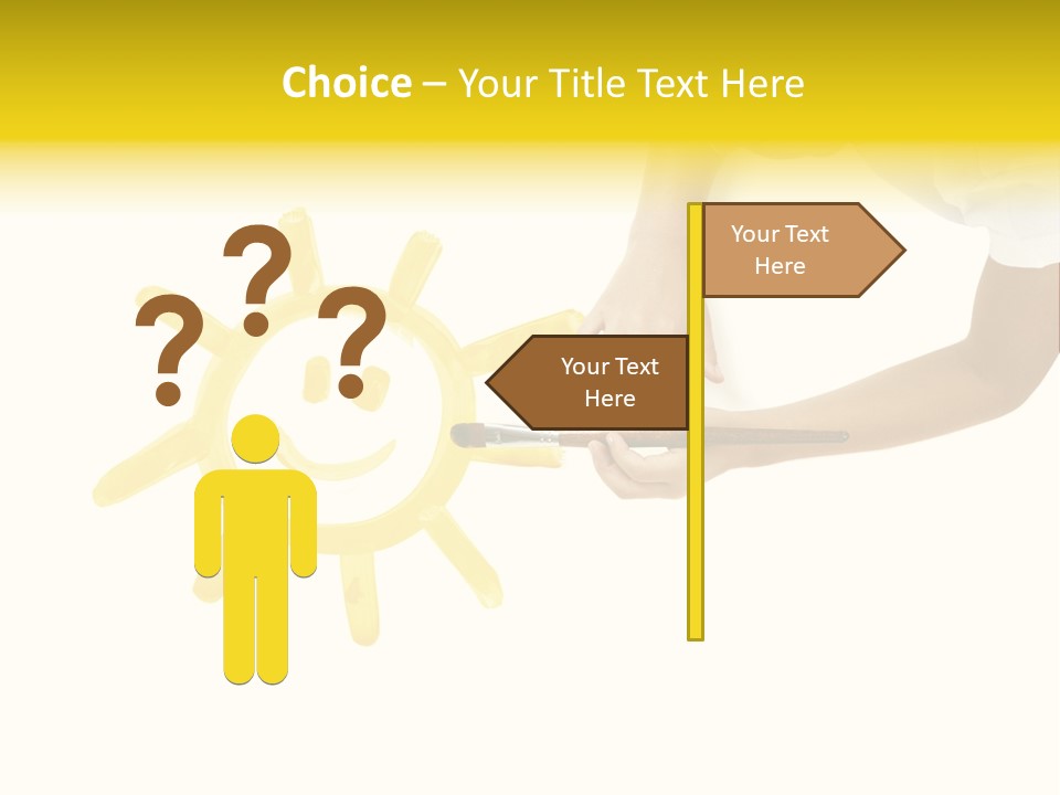 Sunbeam Yellow Imagination PowerPoint Template