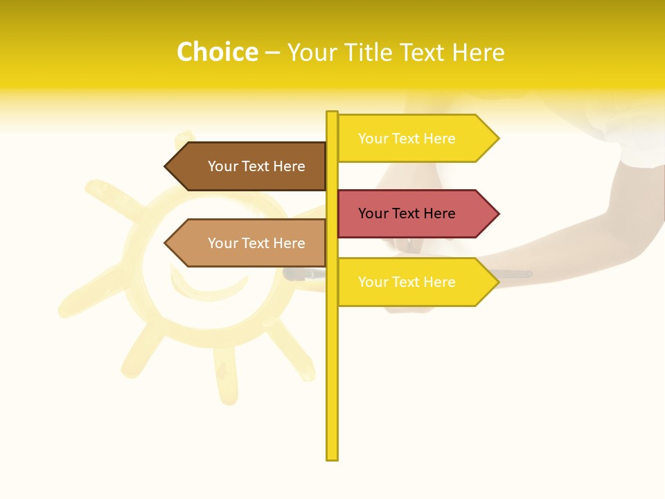 Sunbeam Yellow Imagination PowerPoint Template