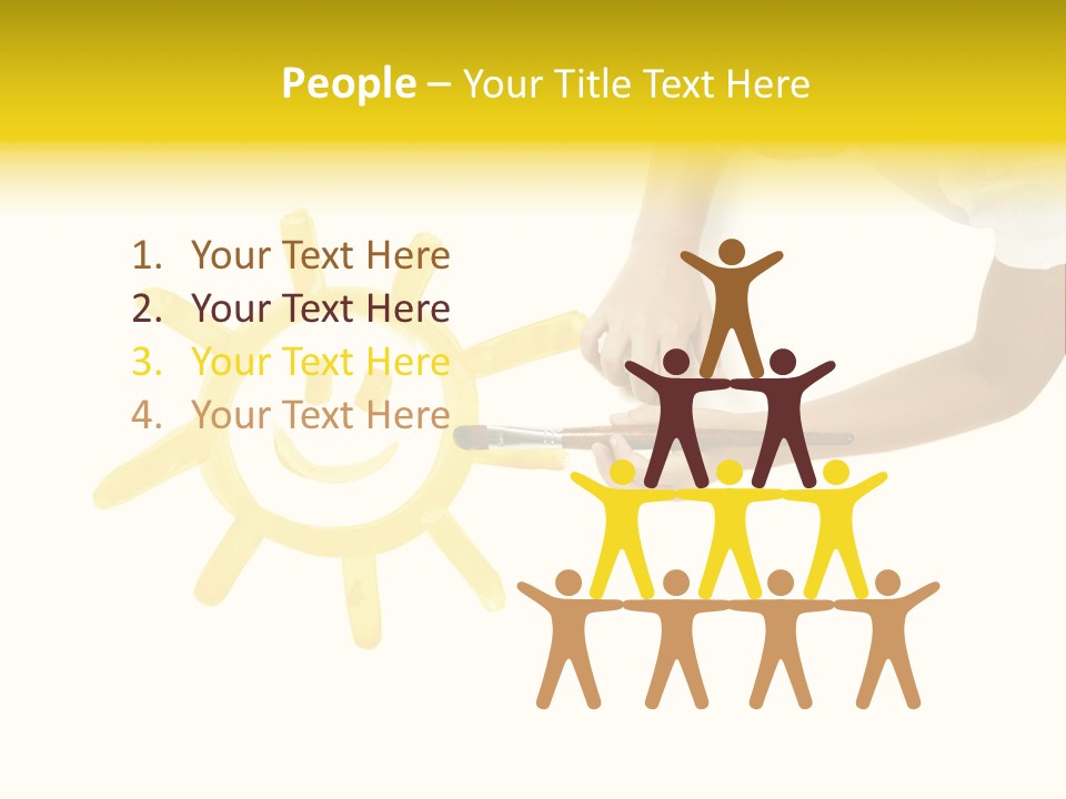 Sunbeam Yellow Imagination PowerPoint Template