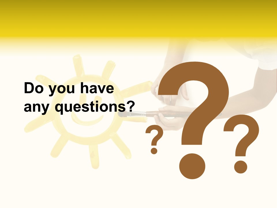 Sunbeam Yellow Imagination PowerPoint Template