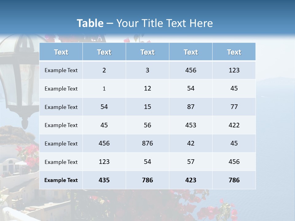 A Lamp Post With Flowers Growing On It PowerPoint Template