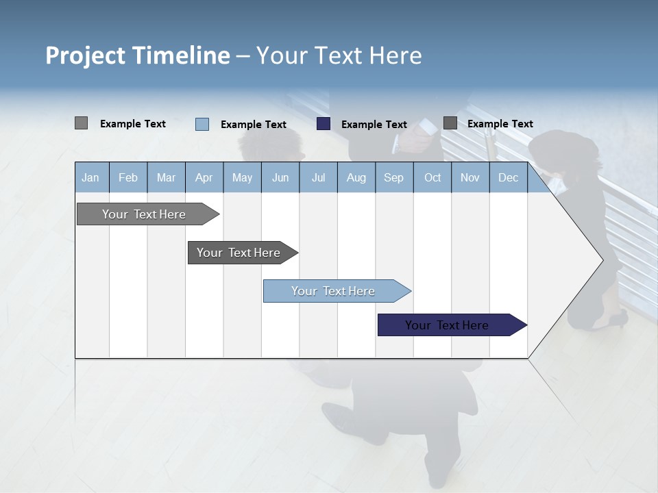 A Group Of People Standing Around A Wooden Floor PowerPoint Template