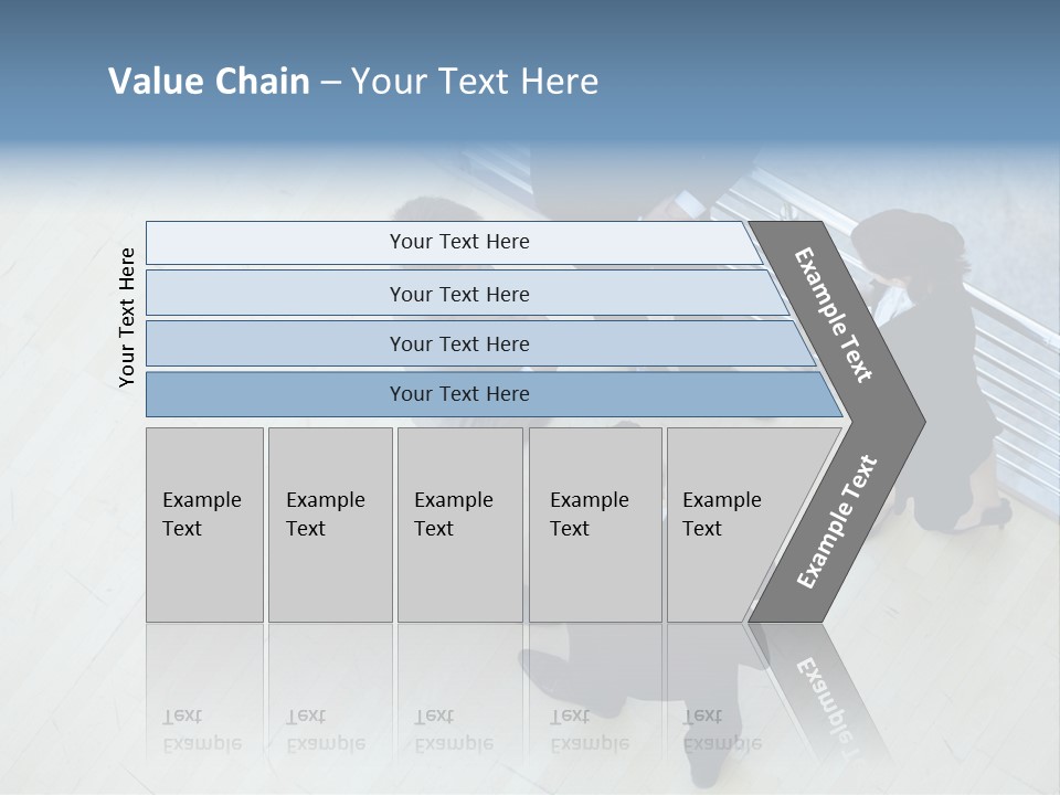 A Group Of People Standing Around A Wooden Floor PowerPoint Template