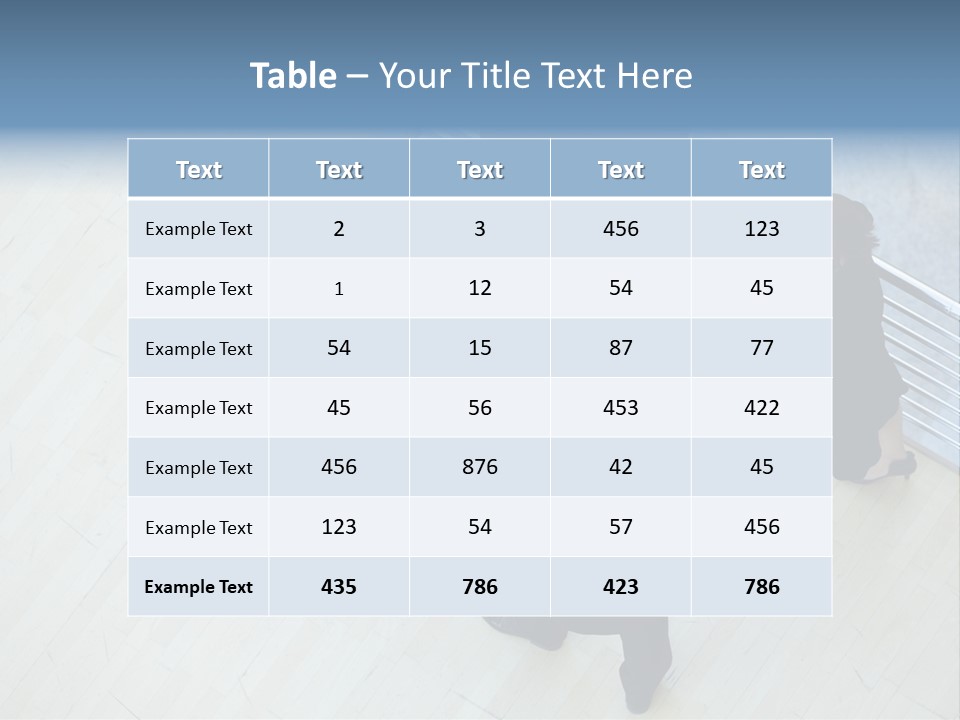 A Group Of People Standing Around A Wooden Floor PowerPoint Template